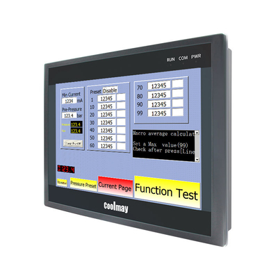 Coolmay 10 Inch Relay Digital Input Analog Temperature Humidity Fx1n Fx2n Fx3u Plc HMI Integrated Combo All In One Programmable Logic Compressor 8 Axis Stepper Servo Driver Speed Controller