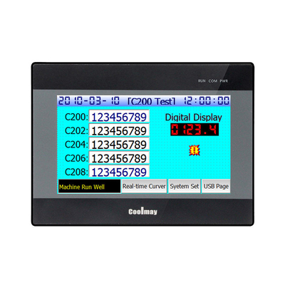 Passive NPN 12AI 8AO PLC Touch Panel TYPE C Plc Pac And Dedicated Controllers Hmi Plc All-In-One