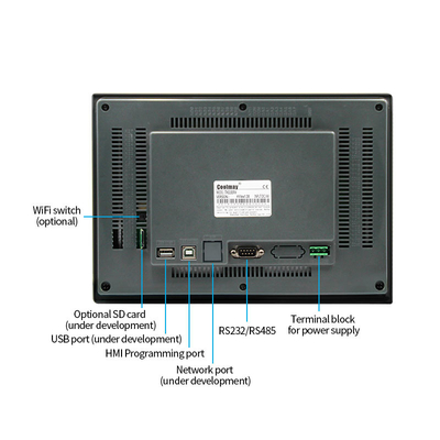 Coolmay 10 Inch IP65 HMI Touch Screen RS485 RS232 Ethernet Port